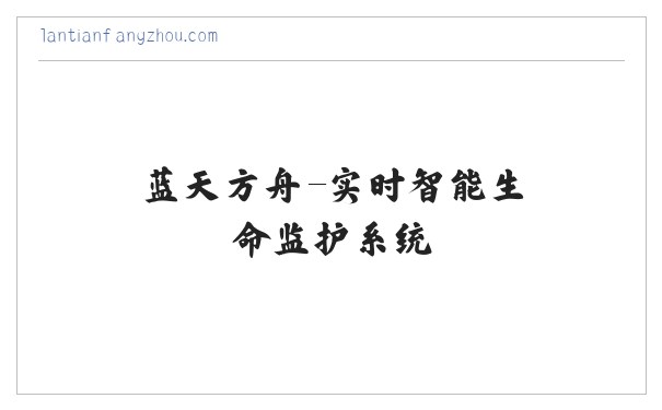 蓝天方舟-实时智能生命监护系统 缩略图